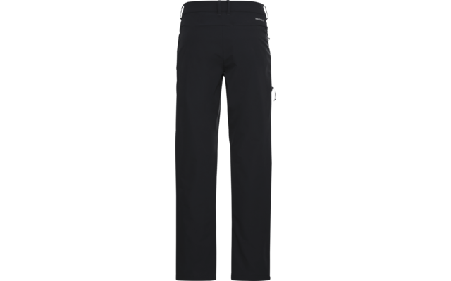 Schwarze lange Hose mit geradem Schnitt