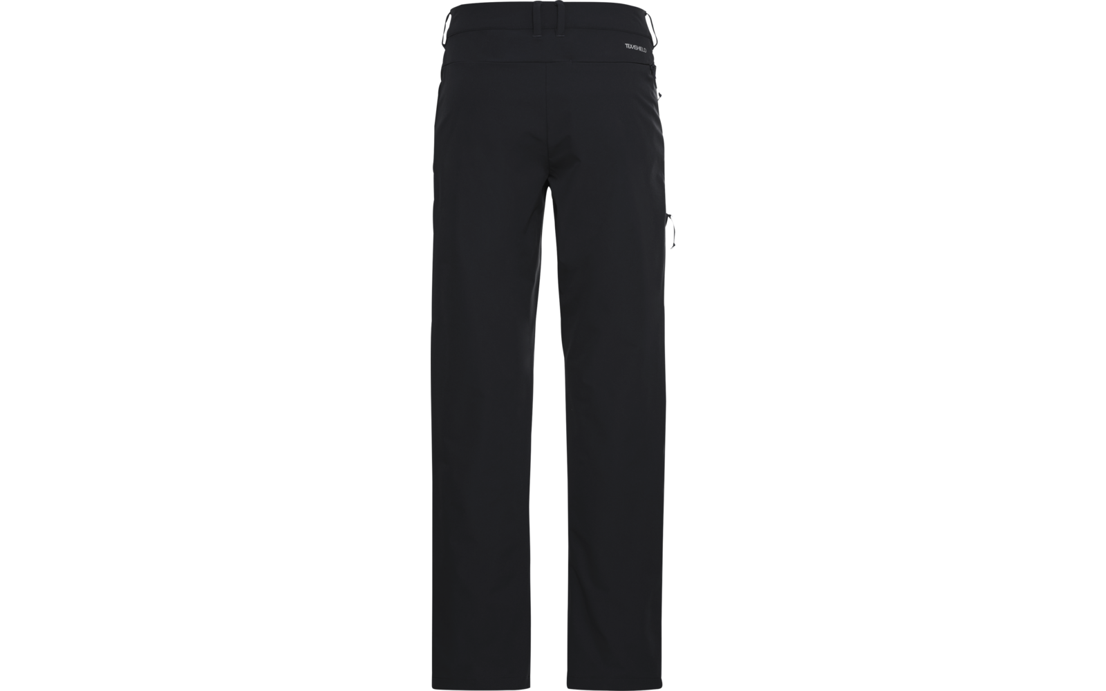 Schwarze lange Hose mit geradem Schnitt