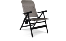653139 - Dometic Florence Camping-Klappstuhl 7-fach verstellbar bis 120 kg grau