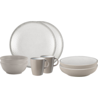Brunner T&ecirc;te-&agrave;-t&ecirc;te Amade Premium Melamin Geschirrset Porzellan-Touch Antirutsch, BPA-frei und bruchunempfindlich 8-teilig