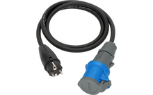 121769 325154 340962 653686 - Brennenstuhl adapterkabel 1,5 m zwart