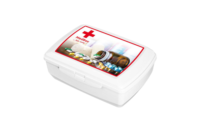 BranQ Med Box Caja de medicamentos de viaje de 1,3 litros L