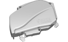 Tapa final derecha Fiamma para toldo F80L 450 - 600 - Color titanio Pieza de recambio Fiamma número 98673T256