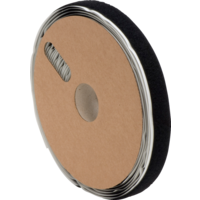 SWG Velcro tape self-adhesive with eyelets 20 mm x 10 meters black