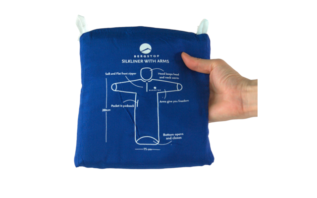 Bergstop SilkLine Sleeping Bag L/XL blue