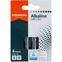 Grundig alkaline battery Mignon AA LR6 1.5 V / 2100 mAh 4-pack