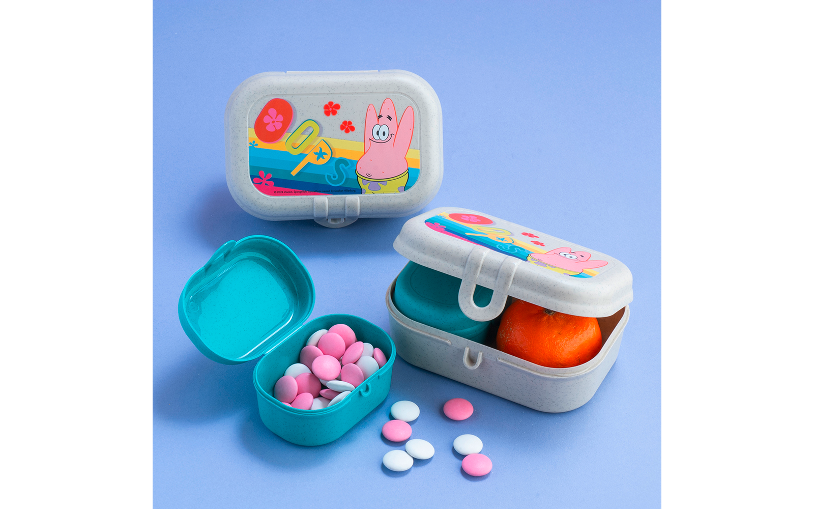 Produktbild Koziol Pascal Ready Mini SpongeBob Lunchbox Set 3 teilig 1