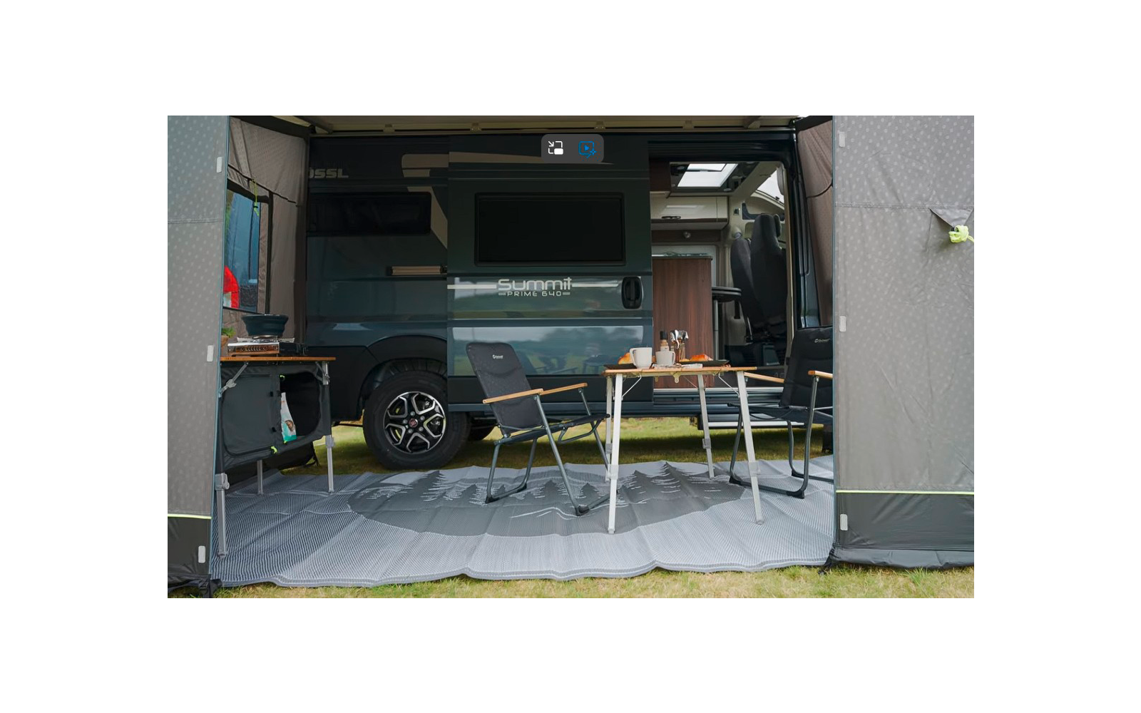 Product image Outwell Sideroads awning room extension tent for vehicles 240-260 cm 1