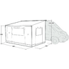 Small product image Outwell Sideroads awning room extension tent for vehicles 240-260 cm 1