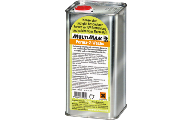 MultiMan Perma 2 Cera 1000 Protección Irradiación UV 1 Litro