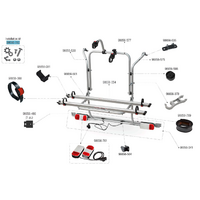 Kit de montage Fiamma adapt&eacute; au Carry Bike Mercedes Viano - Num&eacute;ro de pi&egrave;ce Fiamma 98656-150