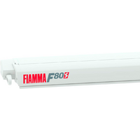 Toldo Fiamma F80s 425 Blanco polar / Gris real / 4,25 metros