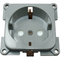 HABA socket outlet for caravan C-Line 230 V gray