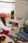 Berger CamperBox XL 60 faltbare Multifunktions- und Aufbewahrungsbox grau