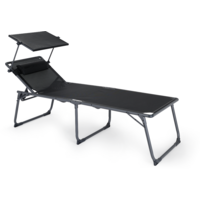 Berger Iseo Sonnenliege XL schwarz