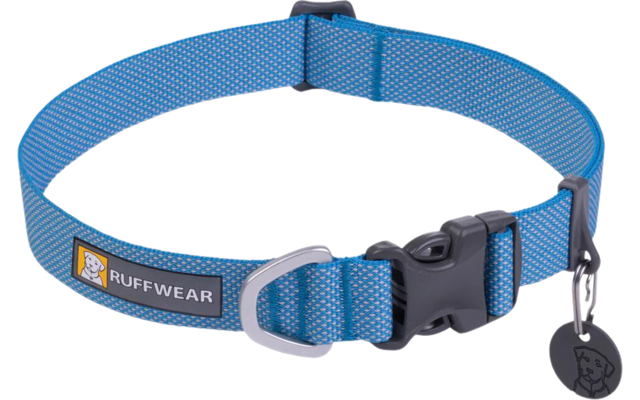 Ruffwear Hi & Light Halsband licht 36-51 cm blauw dusk