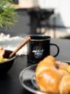 Camplife Emaille Becher 350 ml schwarz