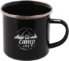 Camplife Emaille Becher 350 ml schwarz