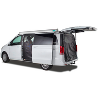 Mosquitera para puertas correderas de furgonetas Mayr con cremallera adecuada para Clase V (a partir de 2014) / Vito (a partir de 2014) con malla fina para el lado izquierdo del conductor