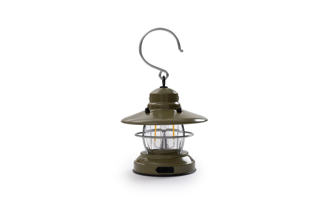 Barebones lantern edison mini lantern olive