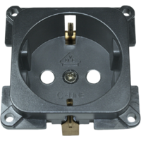 HABA socket outlet for caravan C-Line 230 V anthracite