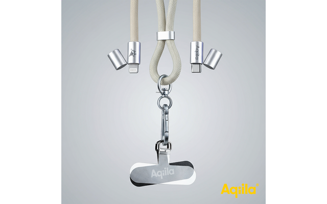 Product afbeelding Aqila Lanyard Power Cable Lightning Smartphone-Trageband 30 W 1