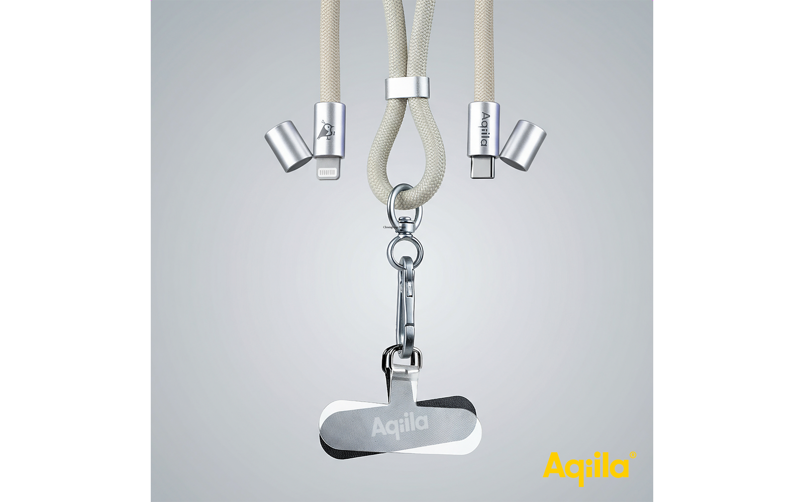 Product afbeelding Aqila Lanyard Power Cable Lightning Smartphone-Trageband 30 W 1