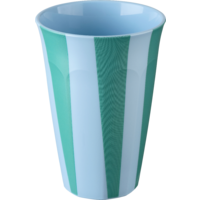 Koziol Campingbecher Nora Cup L 450 ml Stripes sweet blue