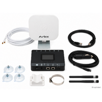 Avtex AMR104P 4G-CAT-6-Router-Set mit tragbarer MiMo-Antenne f&uuml;r Wohnmobil und Caravan wei&szlig;