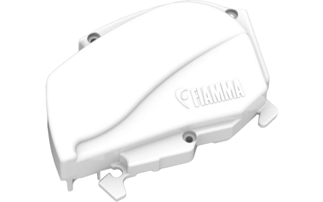 Fiamma right end cap for awning F80L 450 - 600 - color Polar White Fiamma spare part number 98673-256