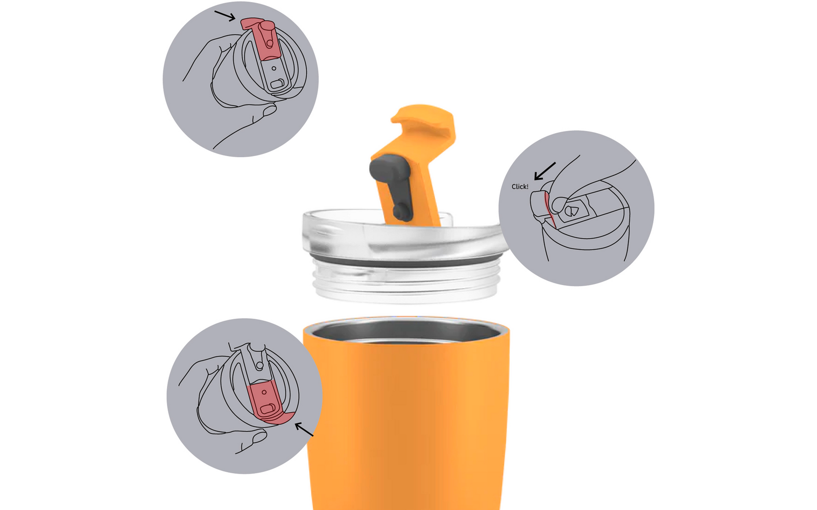 Image du produit Gobelet thermique magn&eacute;tique 350 ml Silwy 1