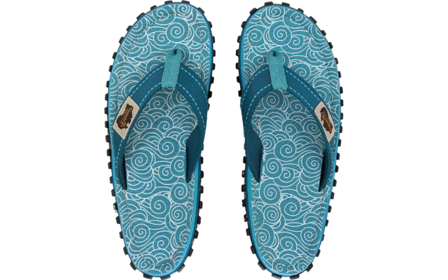 Gumbies Turquoise Swirls Sandale pour dames
