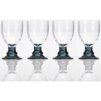 Juego de vasos Flamefield 4 piezas 410 ml smoke