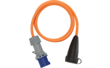 669412 - Brennenstuhl Camping Adapterkabel CEE Stecker Schutzkontakt Kupplung 230 V 16 A / 1,5 Meter