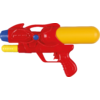 Rode en oranje waterpistool met gele trekker