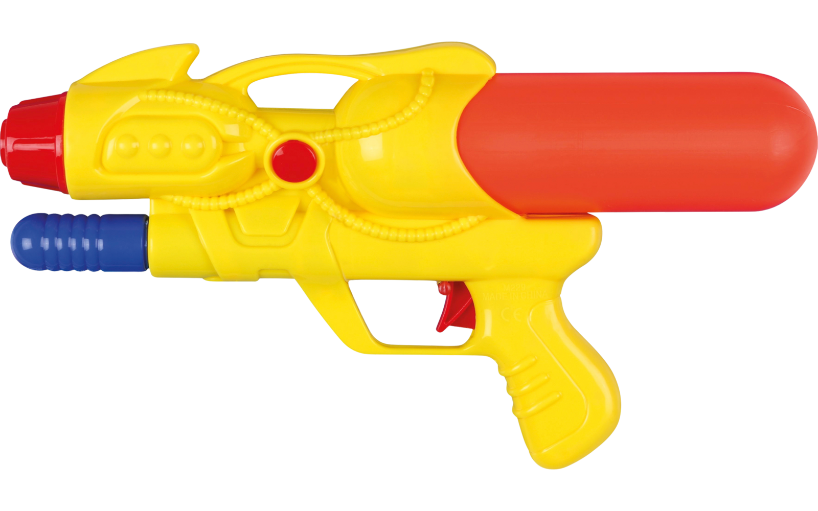 Gele en oranje waterpistool
