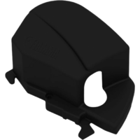 Fiamma left end cap for awning F80L 450-600 - color Deep Black Fiamma spare part number 98673H258