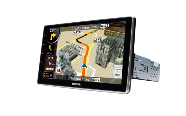 Snooper SMH Multimedia Navigation 10.1 pollici DAB+ Dispositivo per installazione fissa