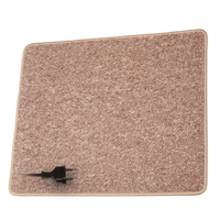 Tapis chauffant 230 V 80 x 40 cm brun clair Palais Pro Car
