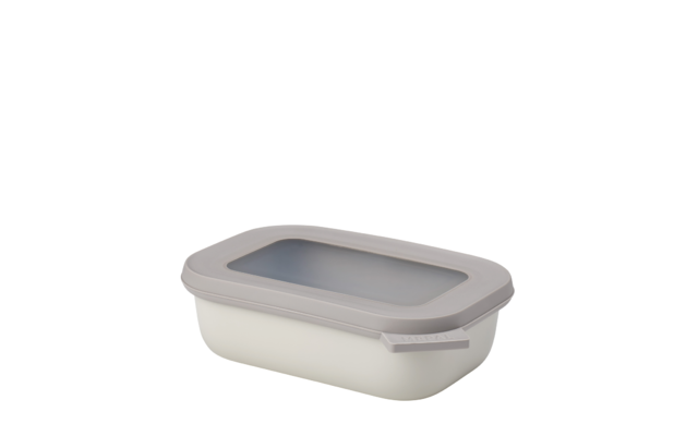 Mepal Cirqula multi bowl rectangular 500 ml nordic white