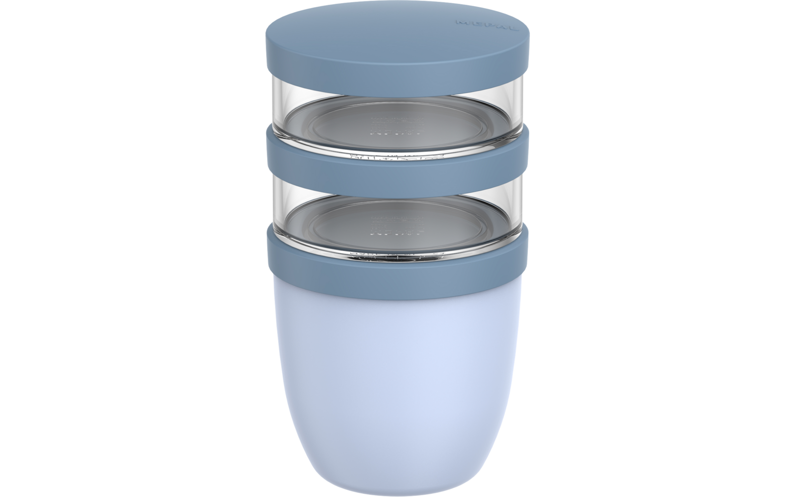 Product image Mepal Ellipse Lunchpot 3-teilig mit drei getrennten F&auml;chern und auslaufsicher 500 ml und 2x 200 ml 1