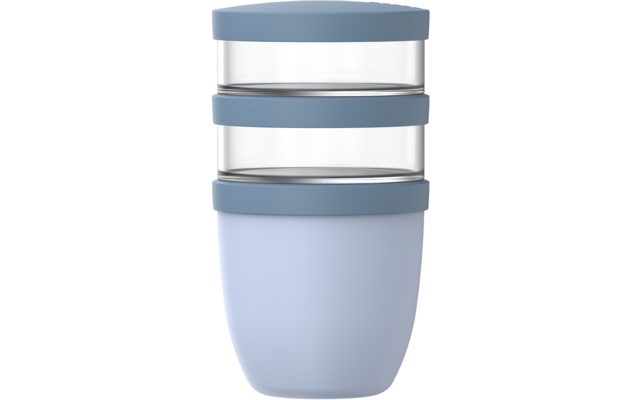 Produktbild Mepal Ellipse Lunchpot 3-teilig mit drei getrennten F&auml;chern und auslaufsicher 500 ml und 2x 200 ml 1