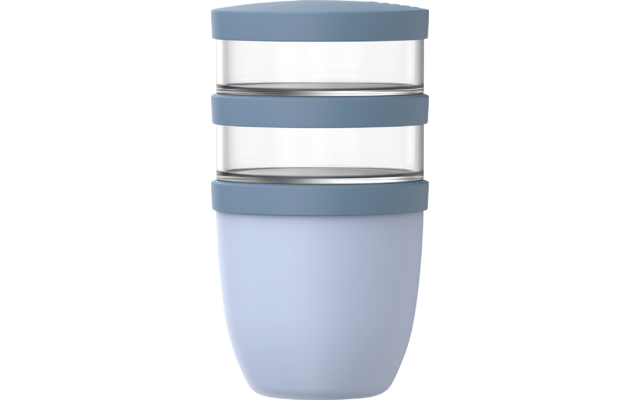 Product afbeelding Mepal Ellipse Lunchpot 3-delig met drie aparte compartimenten en lekvrije 500 ml en 2x 200 ml 1