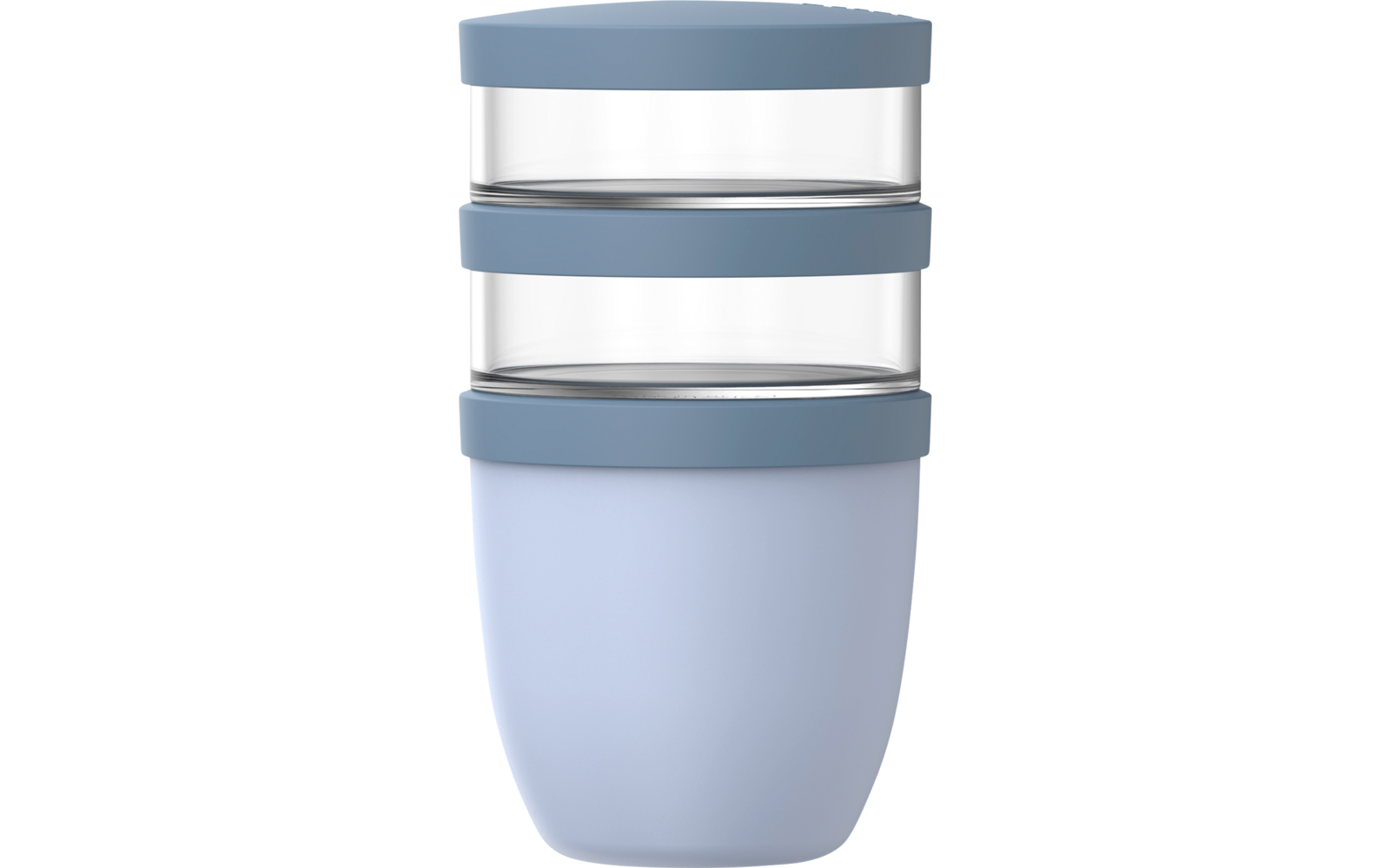 Product afbeelding Mepal Ellipse Lunchpot 3-delig met drie aparte compartimenten en lekvrije 500 ml en 2x 200 ml 1