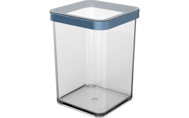 Rotho Loft Premium boîte carrée 1 litre bleu horizon