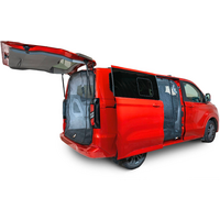 Mayr Van Schiebet&uuml;renmoskitonetz mit Rei&szlig;verschluss geeignet f&uuml;r Ford Custom V710 (ab 2023) mit Maschenweite Fine-mesh f&uuml;r Beifahrerseite rechts
