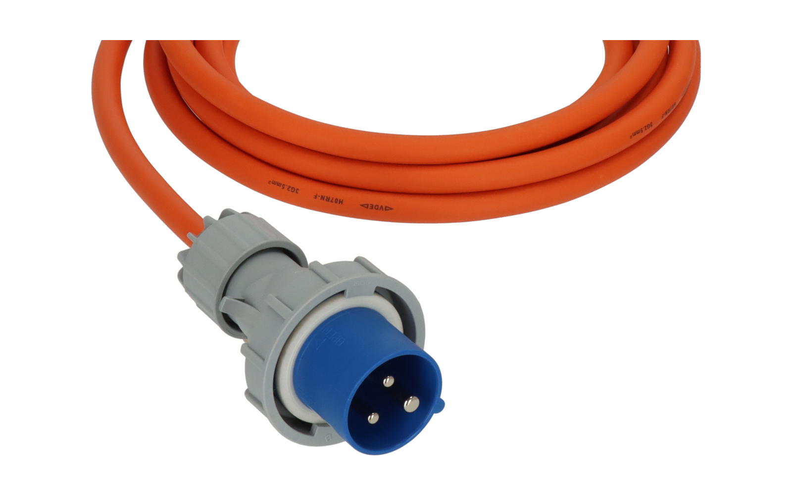 Product afbeelding CEE Verl&auml;ngerungskabel 3-fach Verteiler 230 V 16 A IP67 f&uuml;r 3 Ger&auml;te 1