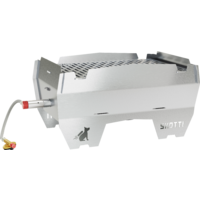 SKOTTI Grill mobiler Edelstahl-Gasgrill mit Tragetasche f&uuml;r Camping und Vanlife