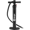 Black floor pump with T-shaped handle, hose, metal valve connector and white text 'Berger'