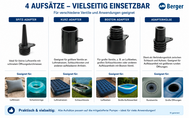 Product image Berger PWR Pro Double-Action Air Pump 1